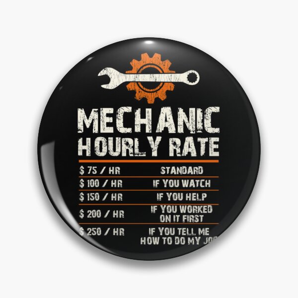Item preview, Funny Mechanic Hourly Labor Rates Gift Classic . designed and sold by KaitlinDuran659.