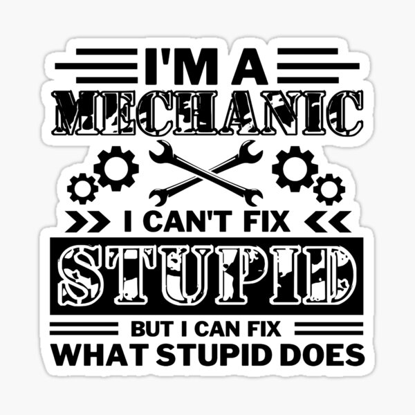 I Can't Fix Stupid But I can Cuff It Law Enforcement Decals Stickers Pack of Two 