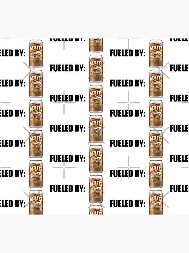 Fueled By MUG root beer Art Board Print for Sale by Ugly Bugs