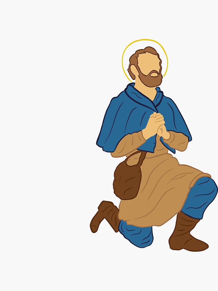 "St. Isidore" Sticker by TMARTKSU Redbubble