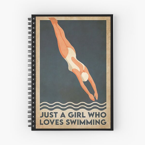 Item preview, Swimmer Just A Girl Who Loves Swimming designed and sold by aFloriya1987.
