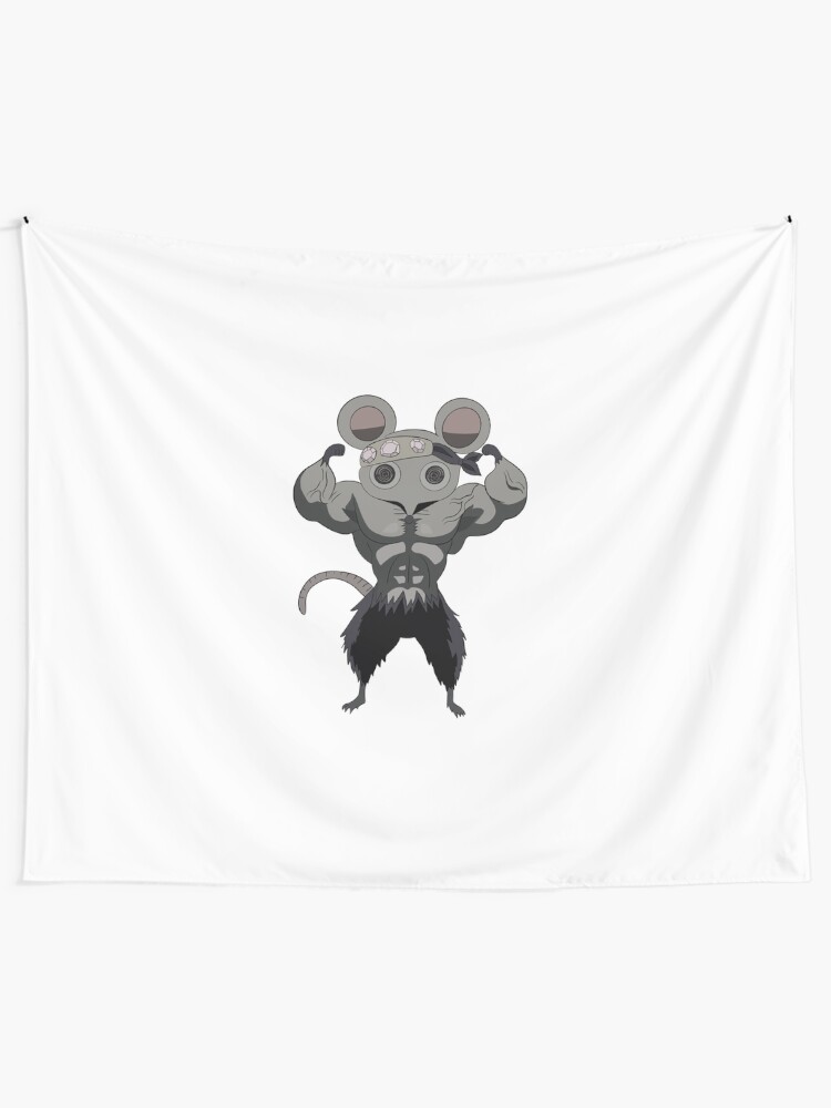 "Demon slayer Tengen Ninju muscle mouse, kimetsu no yaiba mice Sticker