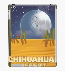 Chihuahuan Desert Cartoon travel poster iPad Case/Skin