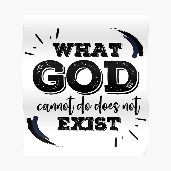  What God Cannot Do Does Not Exist Christian Design Faith Over Fear 