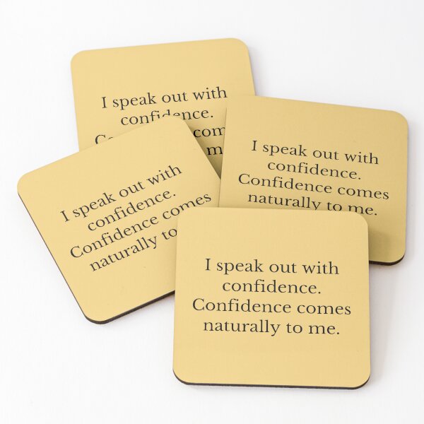 Item preview, I Speak Out With Confidence - Affirmations designed and sold by Manifest-Life.