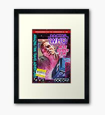 9th Doctor Commodore 64 Video Game Cover! Framed Print