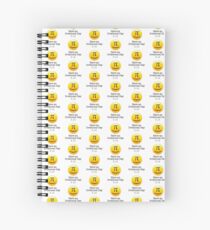 Have an irrational day ! 3.14 pi Spiral Notebook