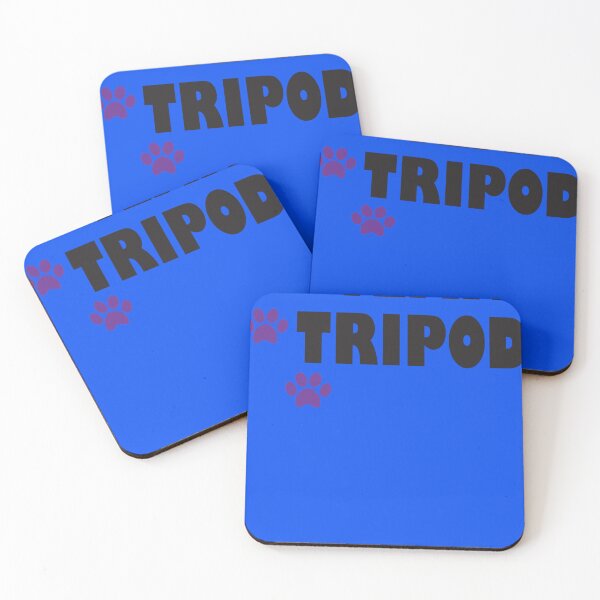 Item preview, Three Legged Pet, Team Tripod Sticker designed and sold by FabiandWasserle.