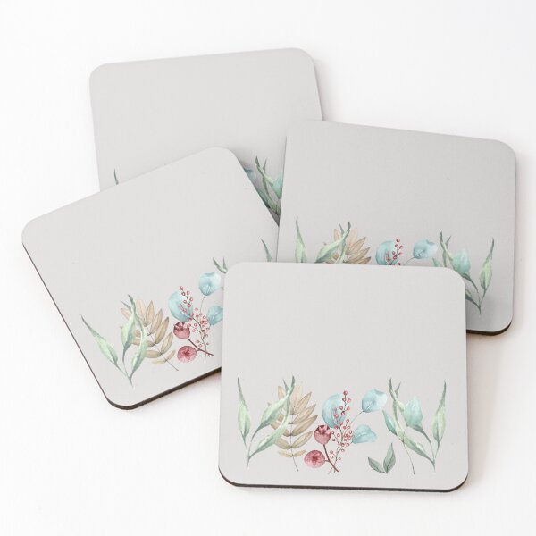 Item preview, Soft green watercolor leaves pattern designed and sold by Levated.