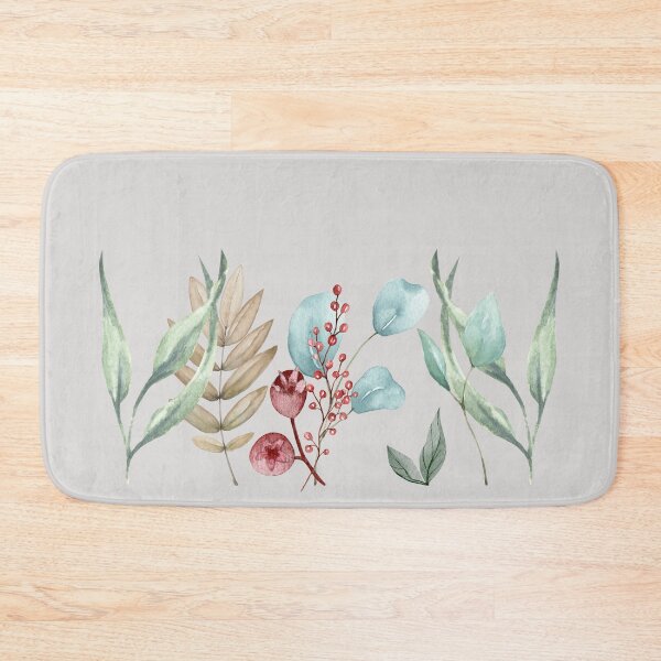 Item preview, Soft green watercolor leaves pattern designed and sold by Levated.