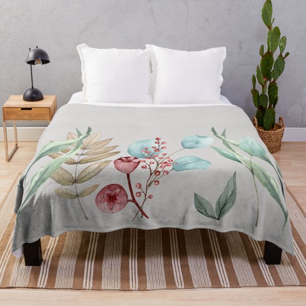 Item preview, Soft green watercolor leaves pattern designed and sold by Levated.