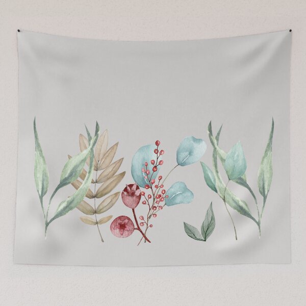 Item preview, Soft green watercolor leaves pattern designed and sold by Levated.