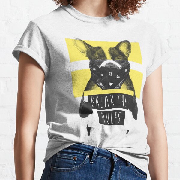 Rebel dog (yellow) Classic T-Shirt