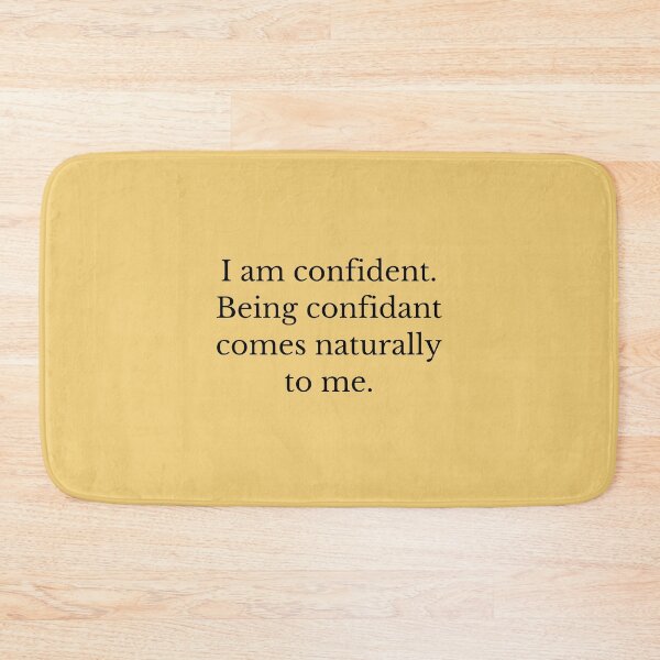 Item preview, Being Confident Comes Naturally To Me - Affirmations designed and sold by Manifest-Life.