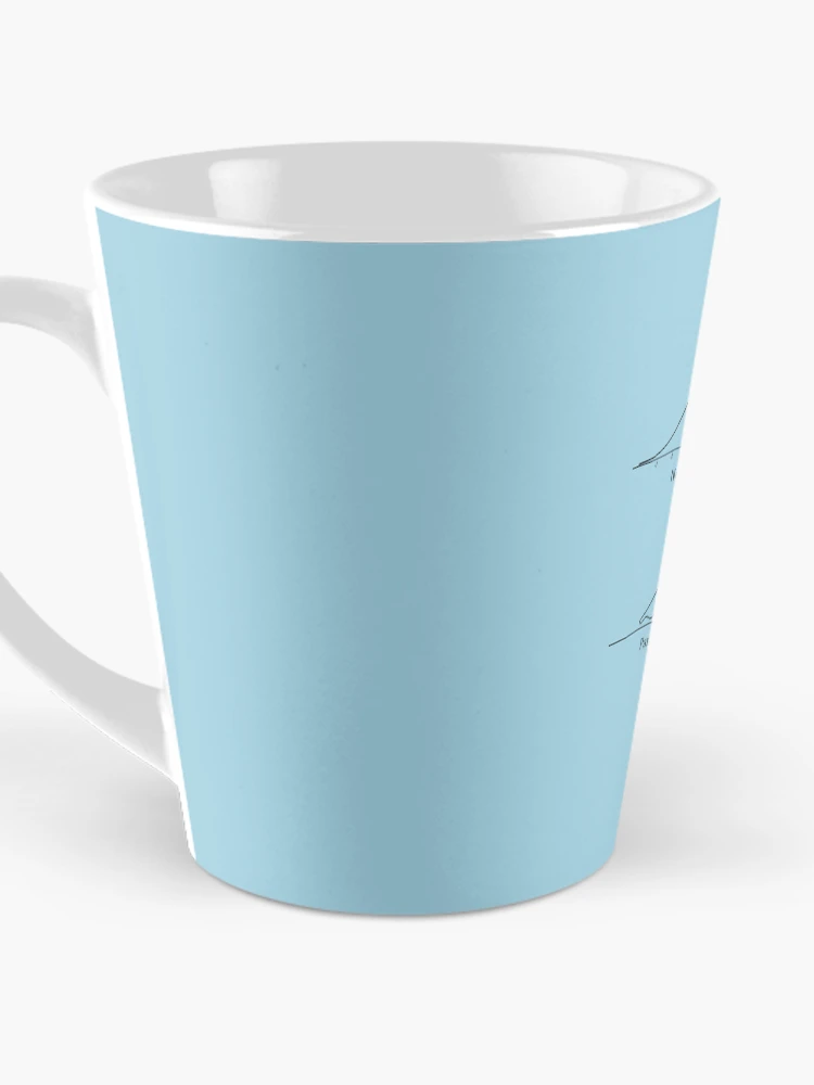 Thumbnail 3 of 4, Coffee Mug, Normal Distribution, Paranormal Distribution Math Gift Sticker designed and sold by JanSchapers.