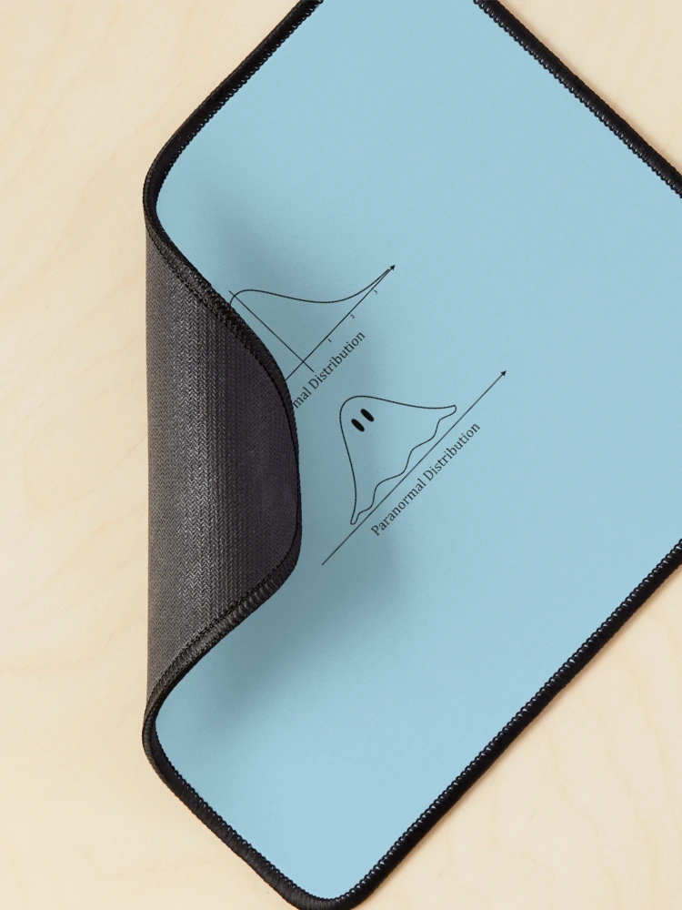 Thumbnail 2 of 5, Mouse Pad, Normal Distribution, Paranormal Distribution Math Gift Sticker designed and sold by JanSchapers.