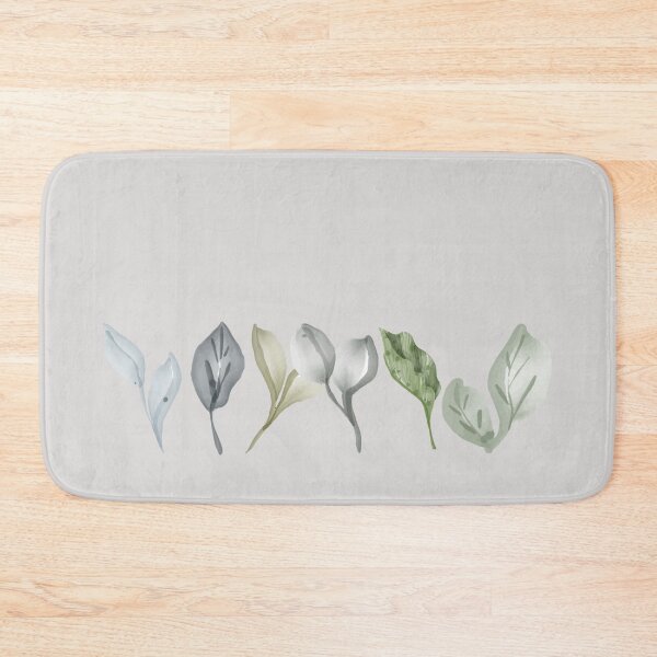 Item preview, Soft green watercolor leaves pattern designed and sold by Levated.