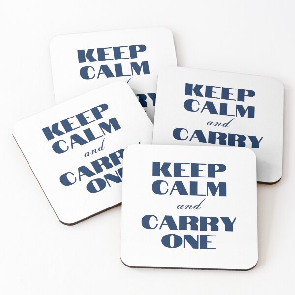 Item preview, Keep Calm and Carry On designed and sold by YourMinimalist-.