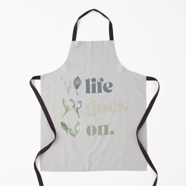 Item preview, Life goes on green watercolor leaves pattern designed and sold by Levated.