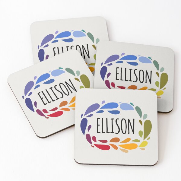 Item preview, Ellison Name Cute Colorful Gift Named Ellison designed and sold by kindxinn.