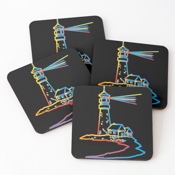 Item preview, Rainbow Colors Light House designed and sold by WaynneTevez.