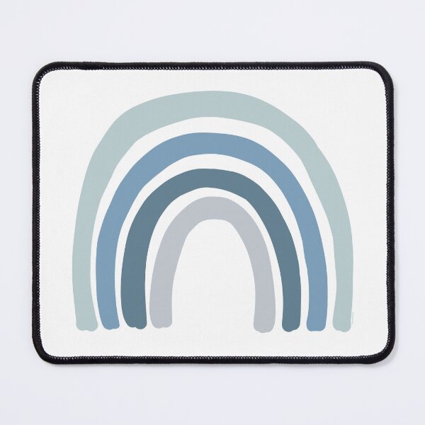 Item preview, Blue Boho Rainbow Minimalist Modern Art Simple Nature Design designed and sold by DoubleBrush.