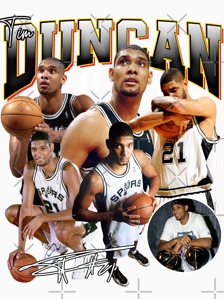 Tim Duncan The Big Fundamental Basketball Legend Signature Vintage