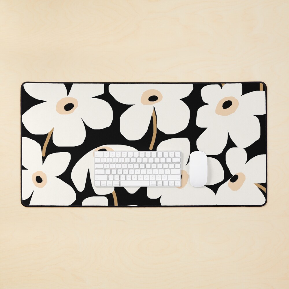 Lazy Daisies - night Mouse Pad