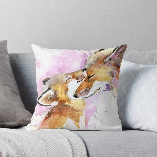 Item preview, Beautiful Fox Mother and Cub Watercolour design. designed and sold by DV-LTD.