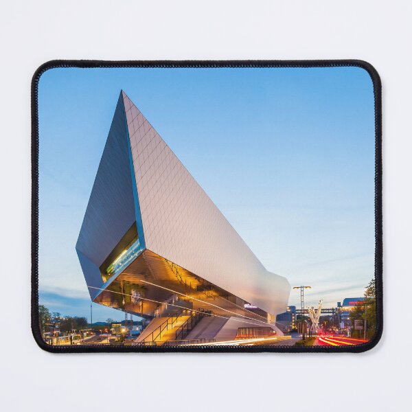 Item preview, Porsche Museum in Stuttgart at dusk designed and sold by dieterich.
