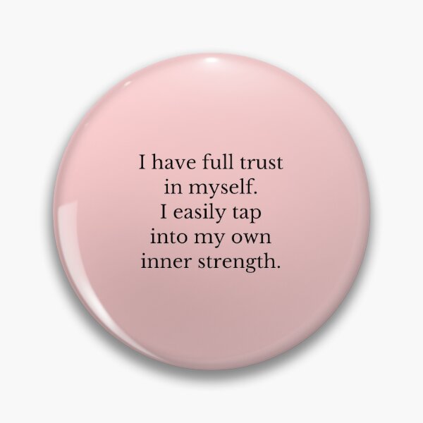 Item preview, I Have Full Trust In Myself - Affirmations designed and sold by Manifest-Life.