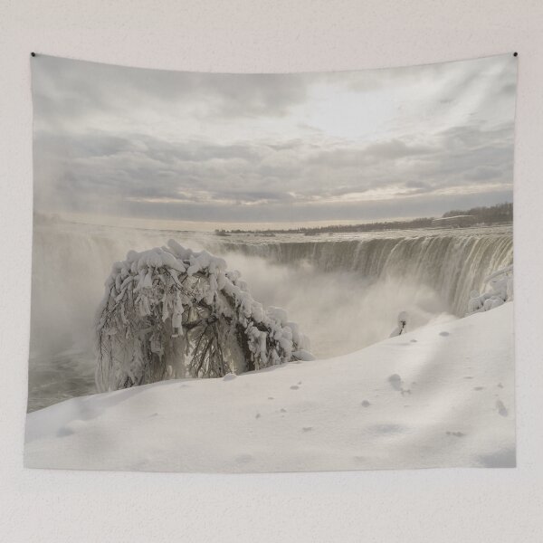 Item preview, Natures Artistry - Ice Sculpted Tree at Niagaras Horseshoe Falls designed and sold by Georgia Mizuleva.