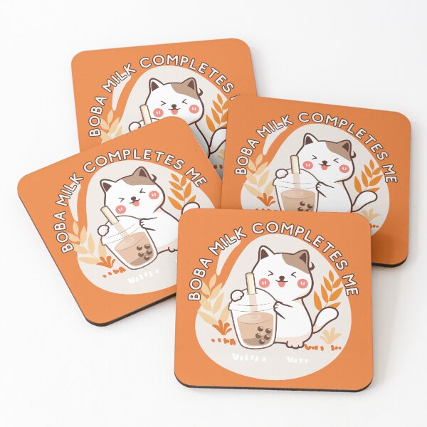 Item preview, Cat Drinking Boba Milk designed and sold by GleamingGiant.