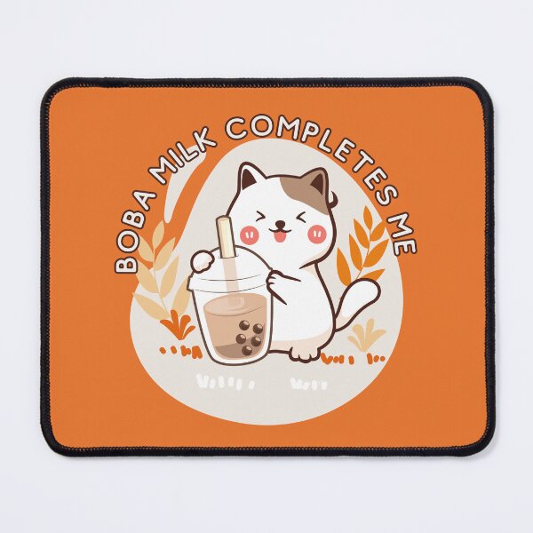 Item preview, Cat Drinking Boba Milk designed and sold by GleamingGiant.