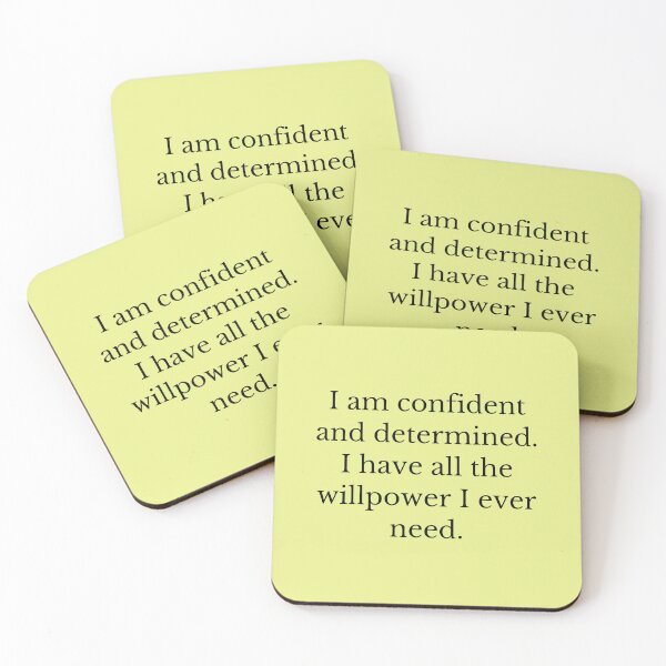 Item preview, I Have All The Willpower I Ever Need - Affirmations designed and sold by Manifest-Life.
