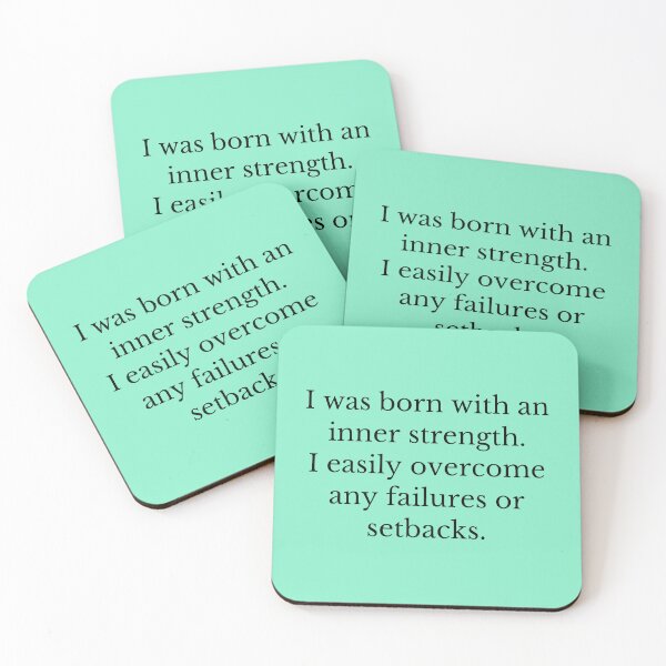 Item preview, I Was Born With Inner Strength - Affirmations designed and sold by Manifest-Life.