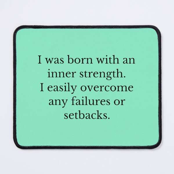 Item preview, I Was Born With Inner Strength - Affirmations designed and sold by Manifest-Life.