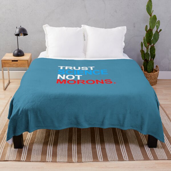Item preview, TRUST SCIENCE NOT MORONS (red white and blue) Classic T-Shirt designed and sold by StrahinjaZec.