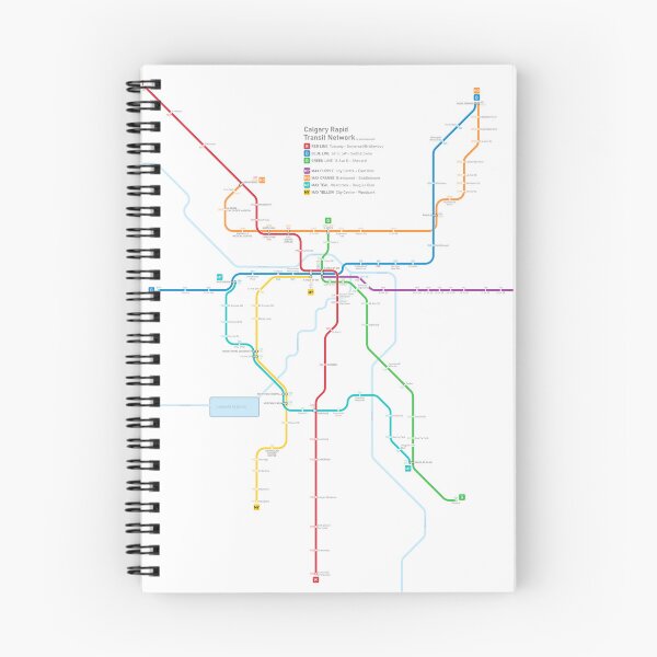 Item preview, Calgary Rapid Transit Map designed and sold by whatchyyc.