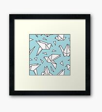 Japanese Origami Paper Art Framed Print