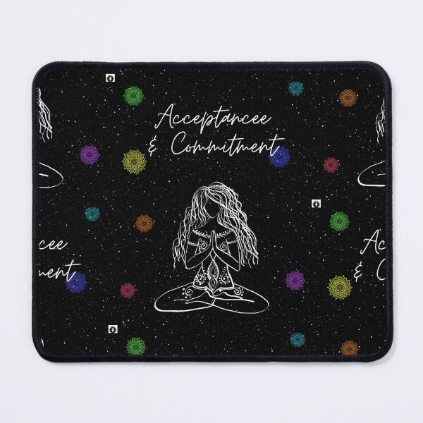 Item preview, Acceptance & Commitment~ Meditatimg Star Woman designed and sold by ForscarlettPub.
