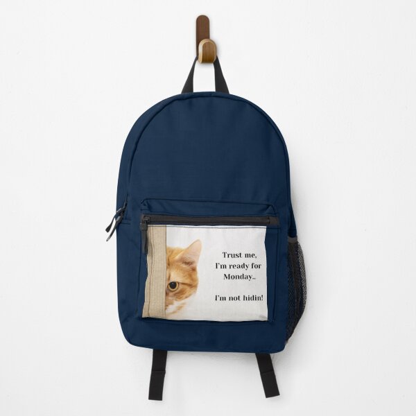 Item preview, Cute And Funny Cat Monday Meme designed and sold by ArtbyCharmante.