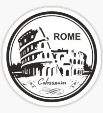 Italy Rome Colosseum Travel Destination Sticker