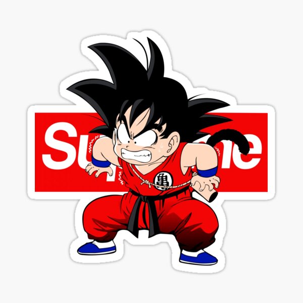 Dragon Ball Angry Kid Goku Sticker Sticker – Anime Town Creations