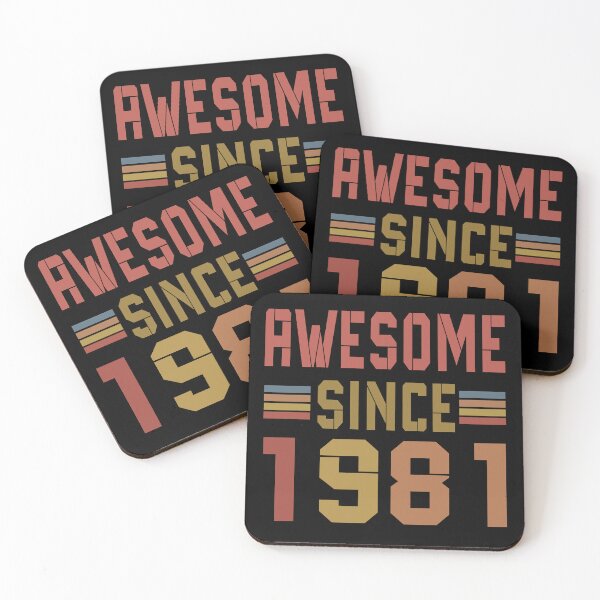 Item preview, Awesome Since 1981 Vintage - Birthday Since 1981 41th Birthday Gift 41 Years Old Vintage 1981 designed and sold by DitaNadiaStore.