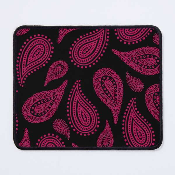 Item preview, Maroon Paisley Doodled Art Patterend designed and sold by LusDigiArt.