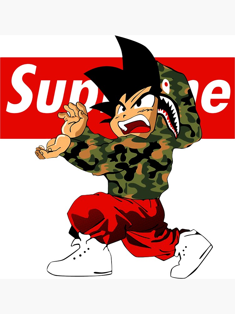 Son Goku Cool Streetwear Handsome Anime Character Photographic