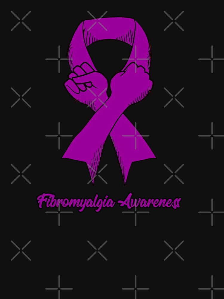 Discover Fibromyalgia Hand Ribbon Day National Fibromyalgia Awareness Day Tank Top