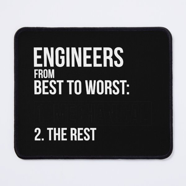 Item preview, Engineers From Best To Worst Mechanical The Rest Engineering designed and sold by SanaiColton.