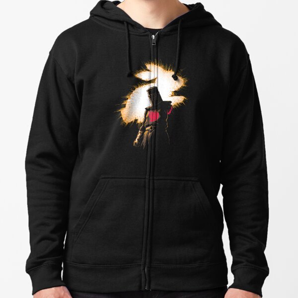 The Black Knight Rises Zipped Hoodie